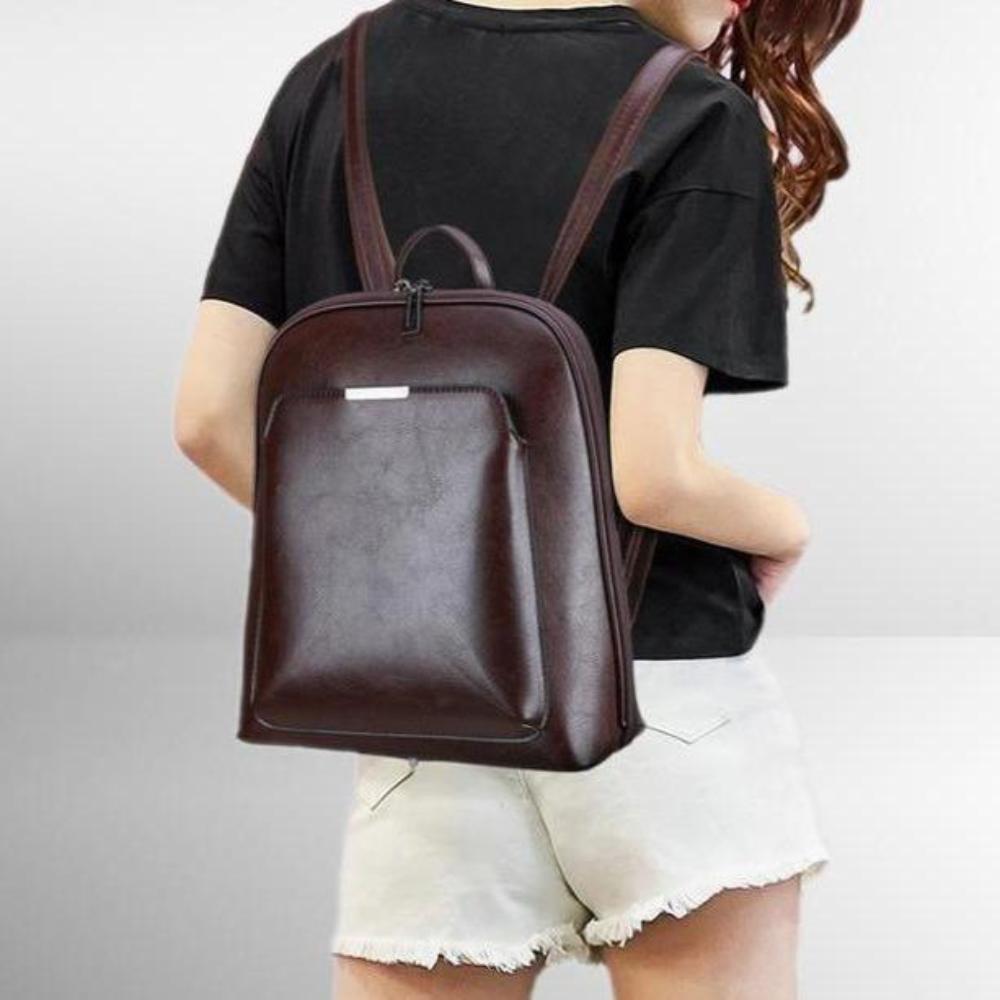 Bolso atemporal de material de alta calidad con cremalleras cómodas