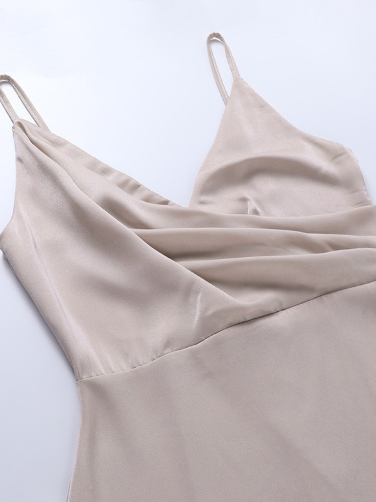 Celina vestido satinado