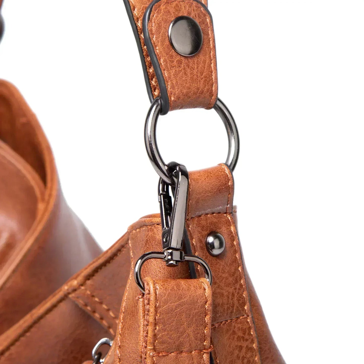Elegante bolsa de cuero de alta calidad, cómoda y atemporal.