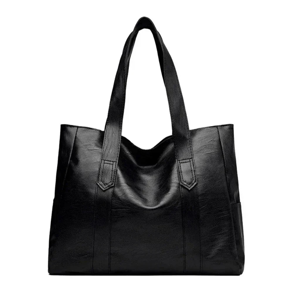Elegante bolso de mano de cuero de lujo, cómodo y atemporal para cualquier ocasión