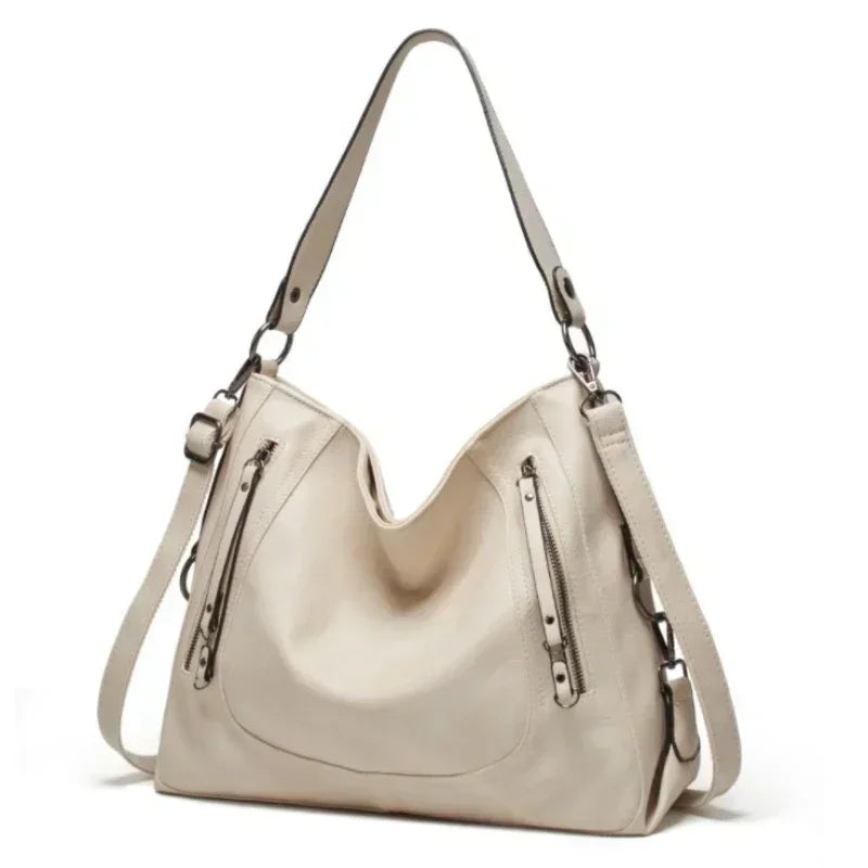 Elegante bolsa de cuero de alta calidad, cómoda y atemporal.