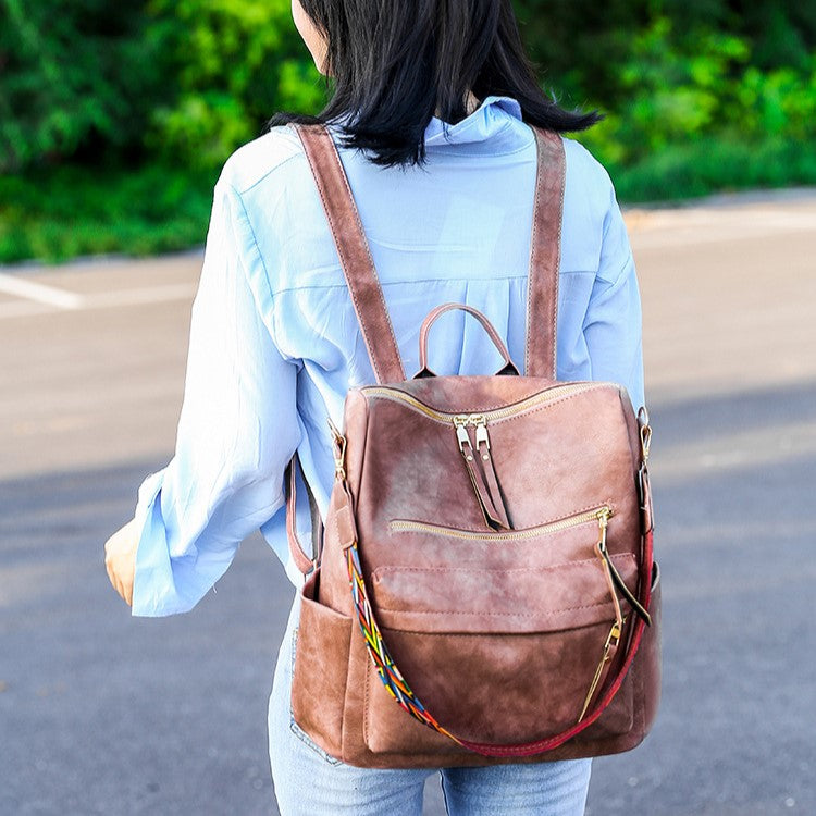 Mochila urbana elegante de material sostenible, cómoda para el uso diario