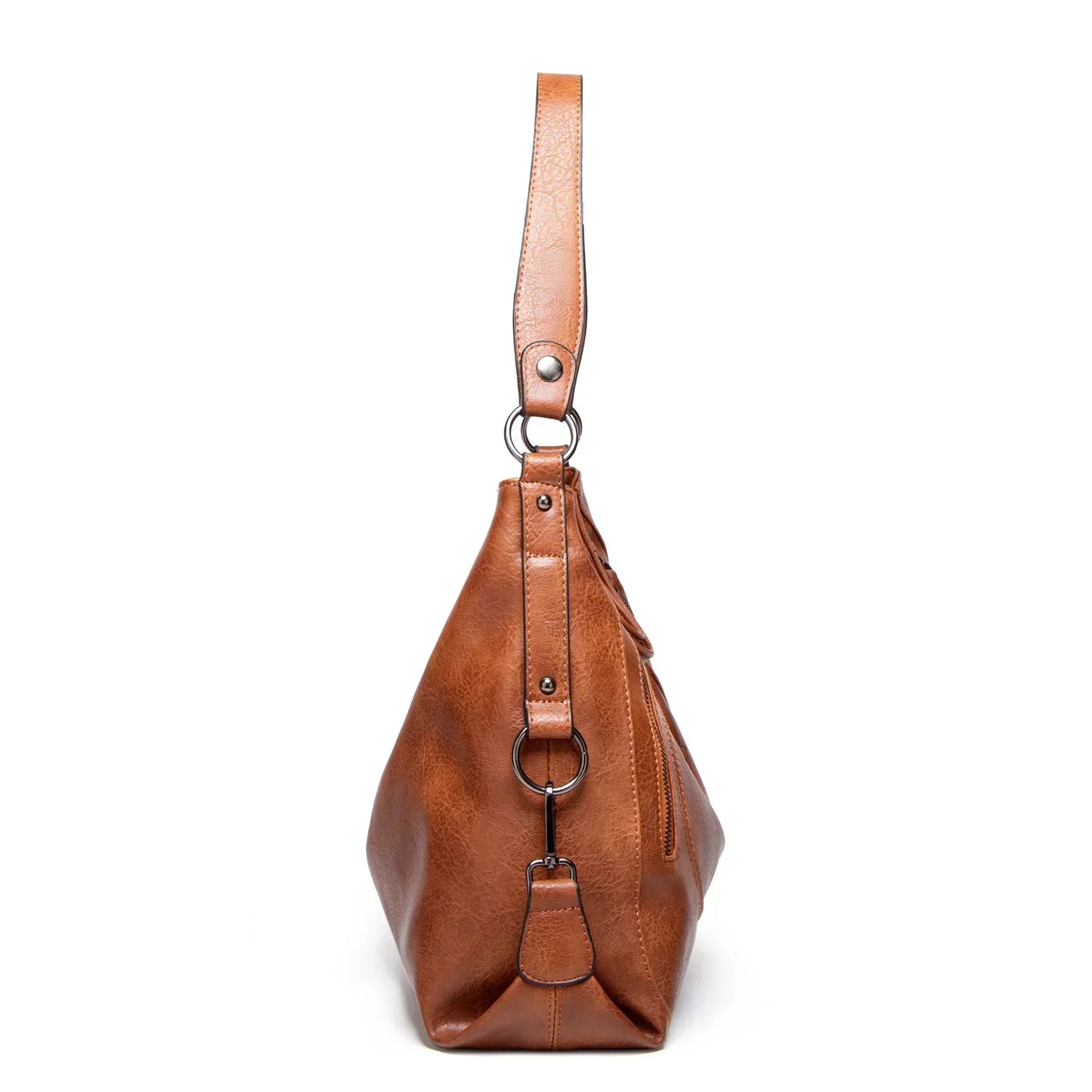 Elegante bolsa de cuero de alta calidad, cómoda y atemporal.