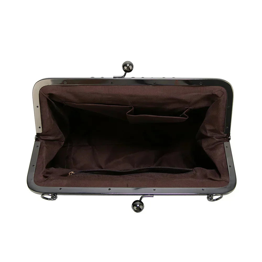 Elegante bolso vintage de cuero, cómodo y atemporal para cualquier ocasión