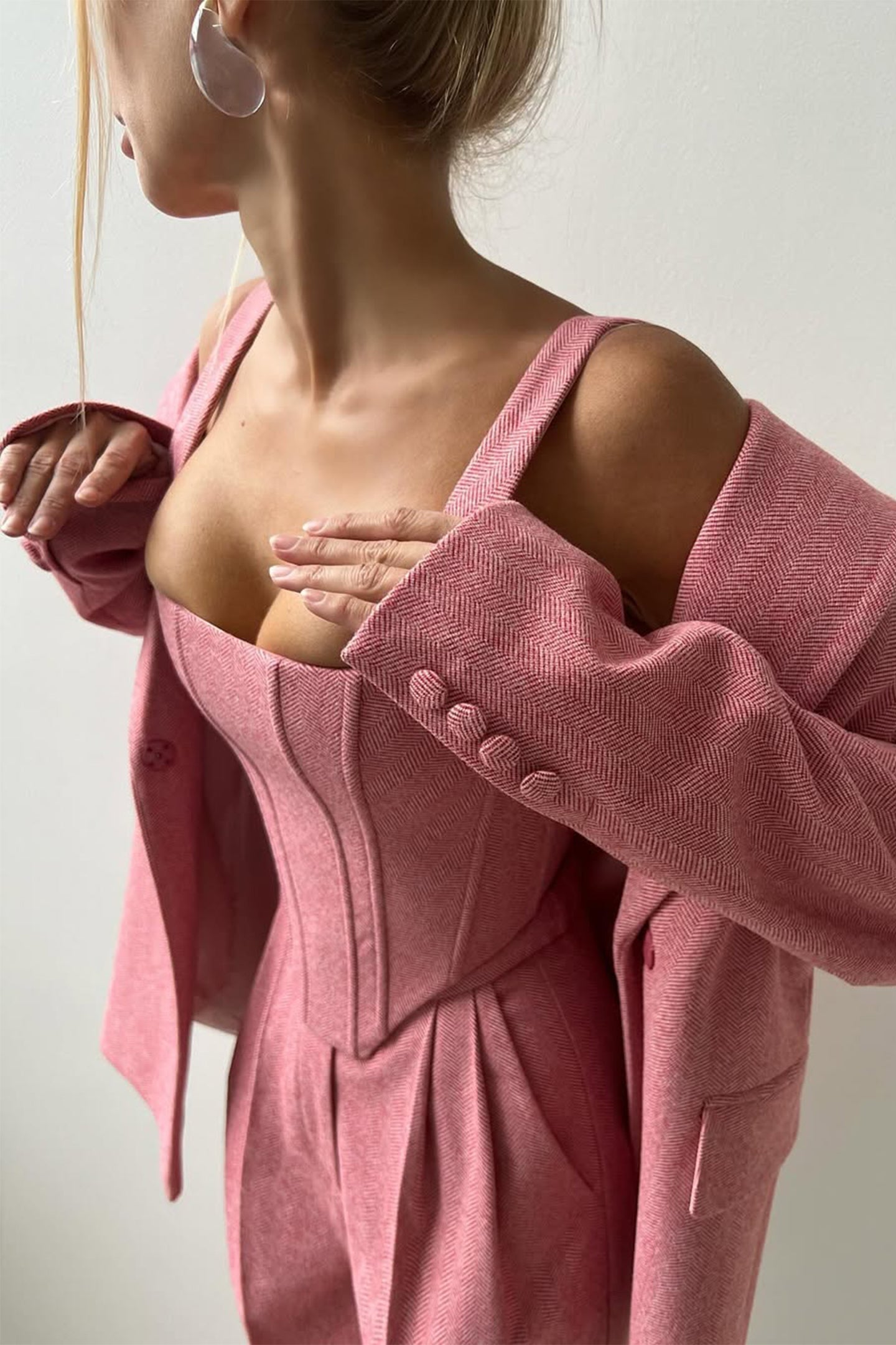 AVELENO – Conjunto de Blazer de Tres Piezas