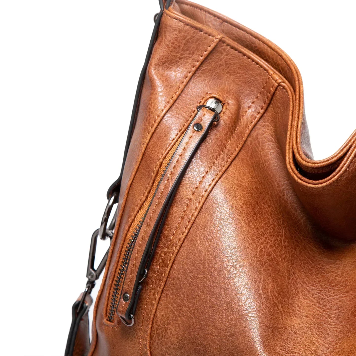 Elegante bolsa de cuero de alta calidad, cómoda y atemporal.