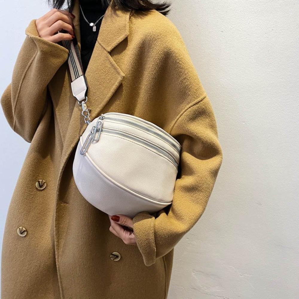 Bolso de hombro elegante de cuero, cómodo y atemporal