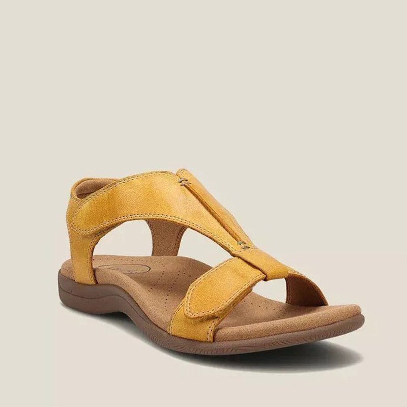 Tess - Sandalias Ortopédicas de Cuero Casual