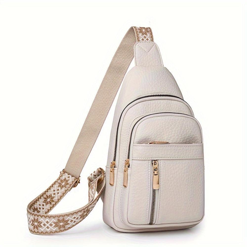 Bolso de hombro con ruedas de cuero, cómodo y práctico para el uso diario