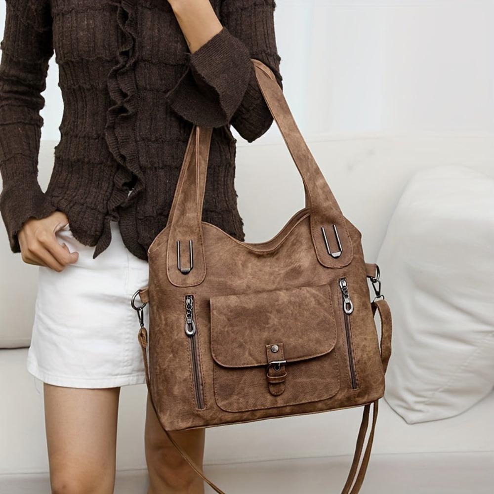 Cecilia | Bolso de hombro de cuero, cómodo y atemporalmente elegante