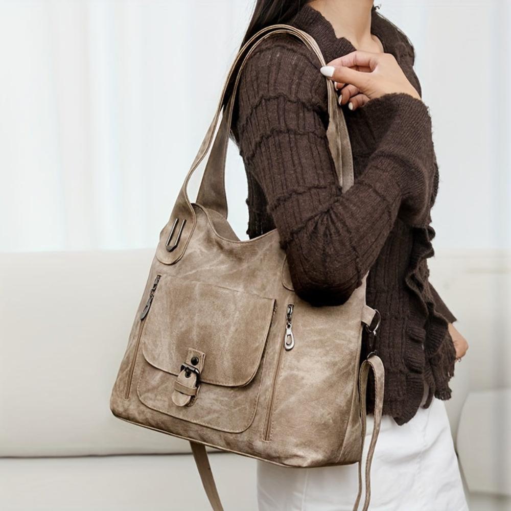 Cecilia | Bolso de hombro de cuero, cómodo y atemporalmente elegante