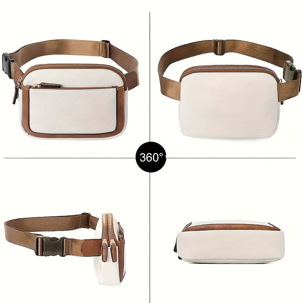 Bolso de hombro de cuero con correa cómoda para uso diario