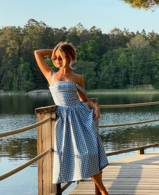 Ariana | Vestido de Verano Midi Sin Mangas