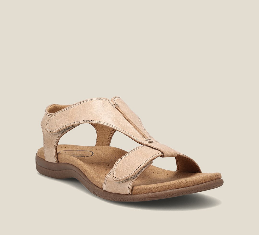 Tess - Sandalias Ortopédicas de Cuero Casual