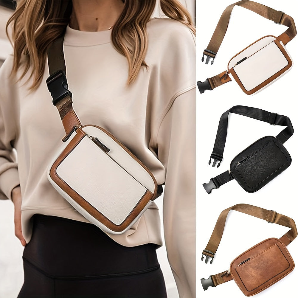Bolso de hombro de cuero con correa cómoda para uso diario
