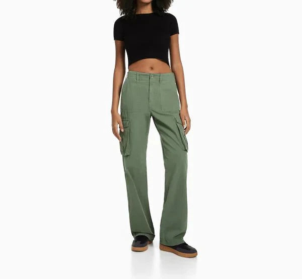 Pantalón cargo recto Hanna