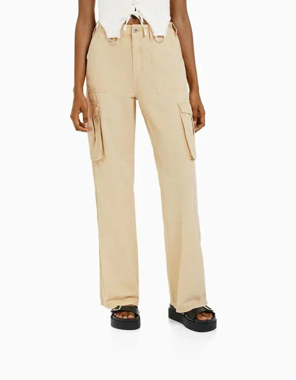Pantalón cargo recto Hanna