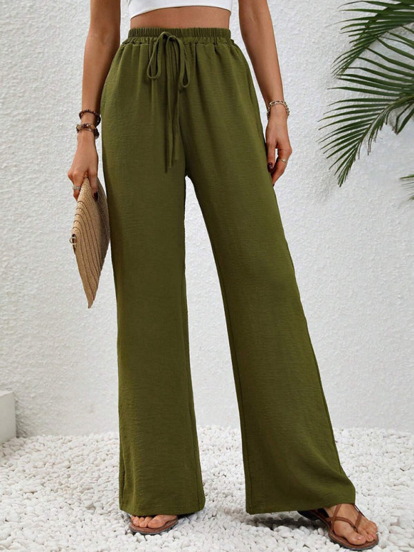 Marloes | Pantalón ancho cómodo con cintura elástica