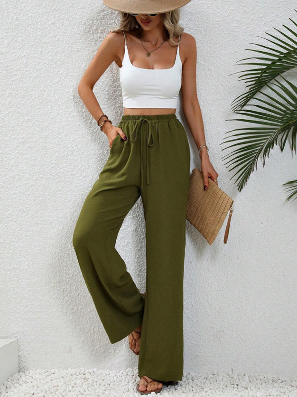 Marloes | Pantalón ancho cómodo con cintura elástica