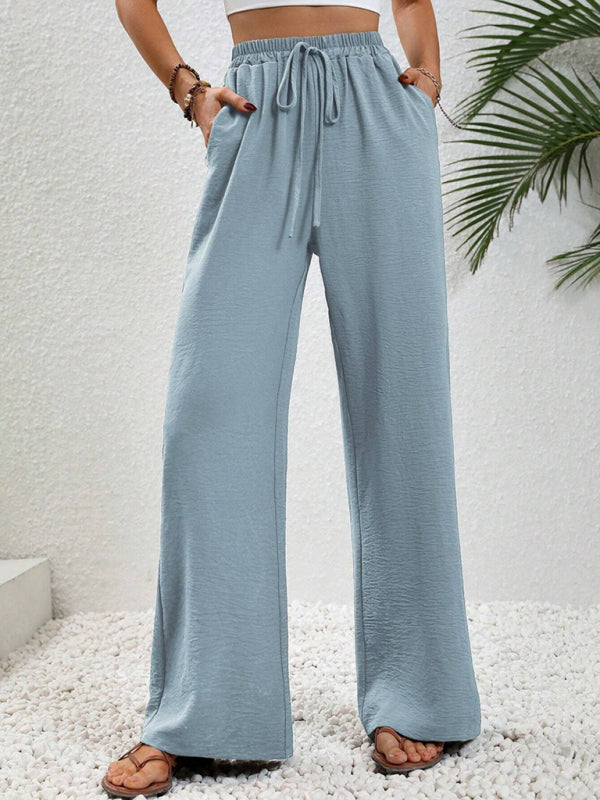 Marloes | Pantalón ancho cómodo con cintura elástica