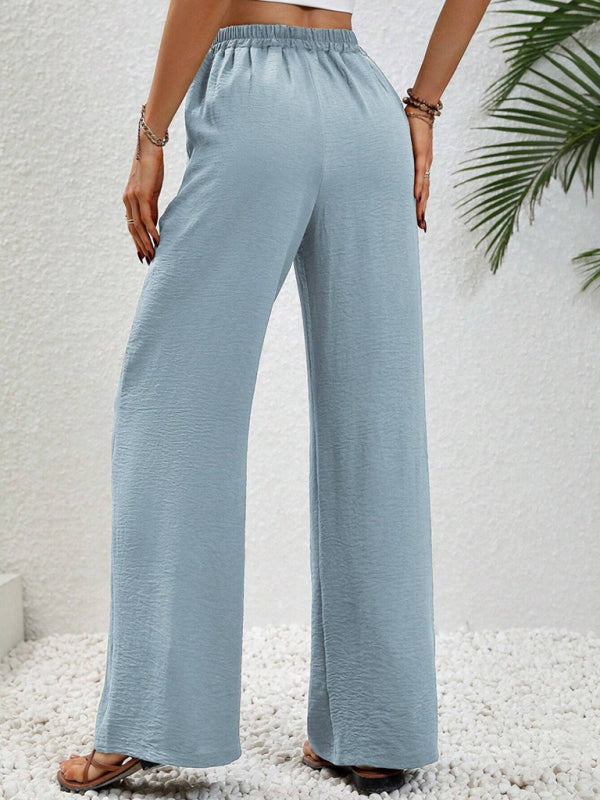 Marloes | Pantalón ancho cómodo con cintura elástica