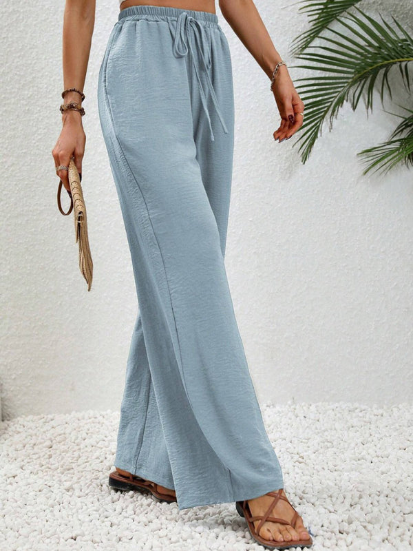 Marloes | Pantalón ancho cómodo con cintura elástica