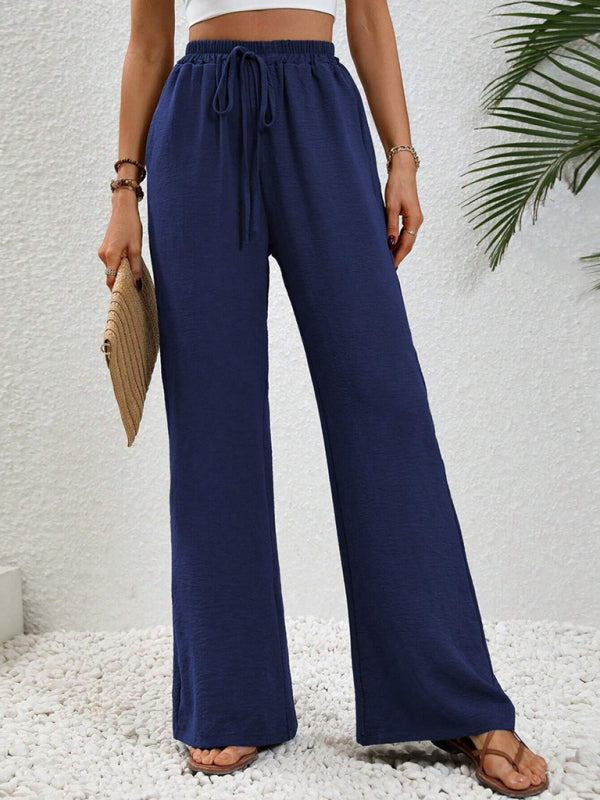 Marloes | Pantalón ancho cómodo con cintura elástica