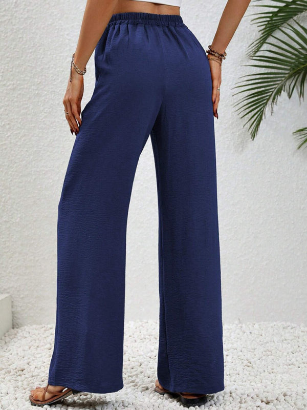 Marloes | Pantalón ancho cómodo con cintura elástica