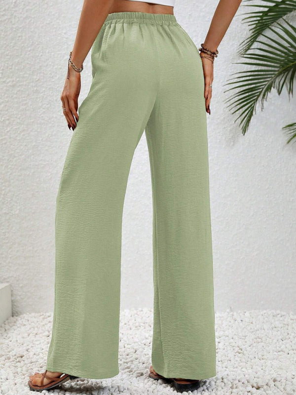 Marloes | Pantalón ancho cómodo con cintura elástica