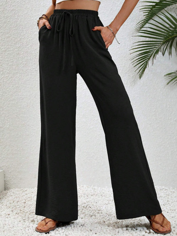 Marloes | Pantalón ancho cómodo con cintura elástica