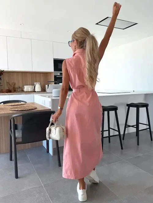 Ivy | Vestido maxi de denim