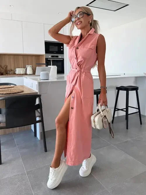 Ivy | Vestido maxi de denim