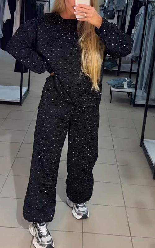 Yara | Conjunto Glamuroso con Brillos para las Fiestas