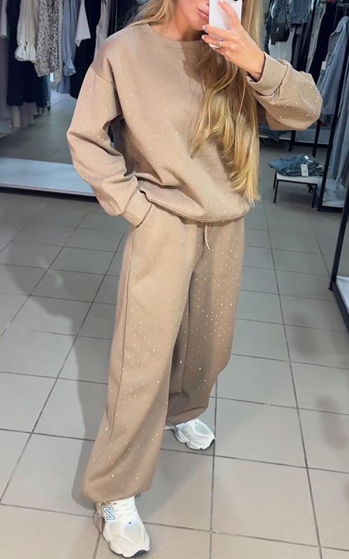 Yara | Conjunto Glamuroso con Brillos para las Fiestas