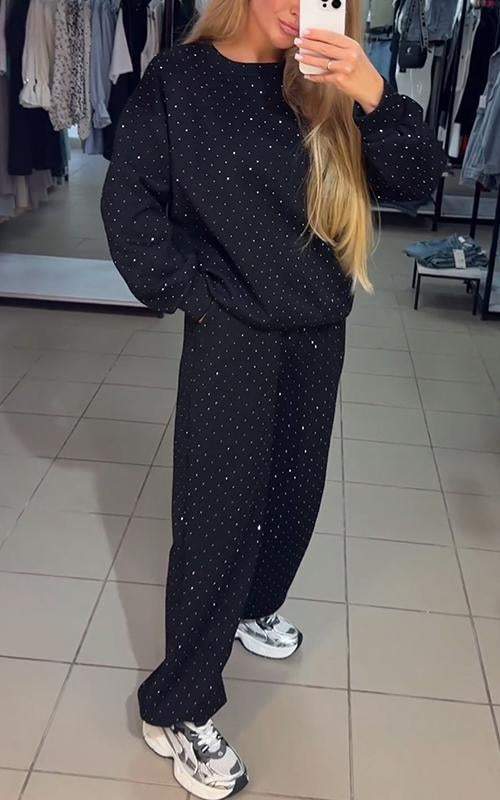 Yara | Conjunto Glamuroso con Brillos para las Fiestas