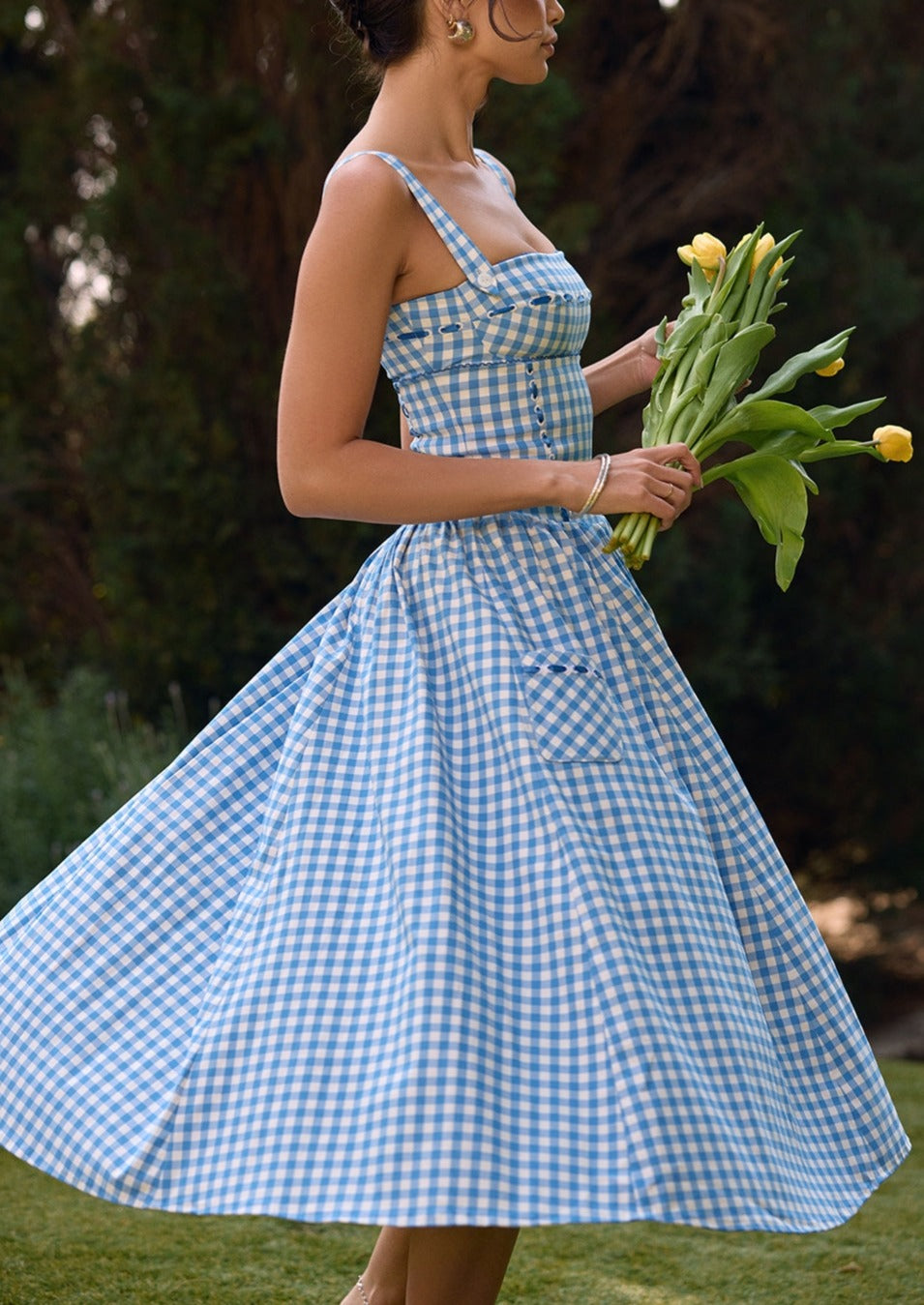 Ariana | Vestido de Verano Midi Sin Mangas