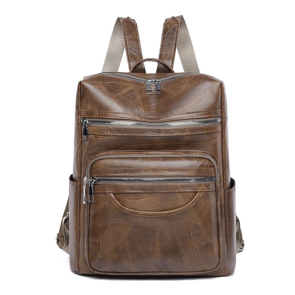 Elegante mochila de herencia de material de alta calidad, cómoda y atemporal