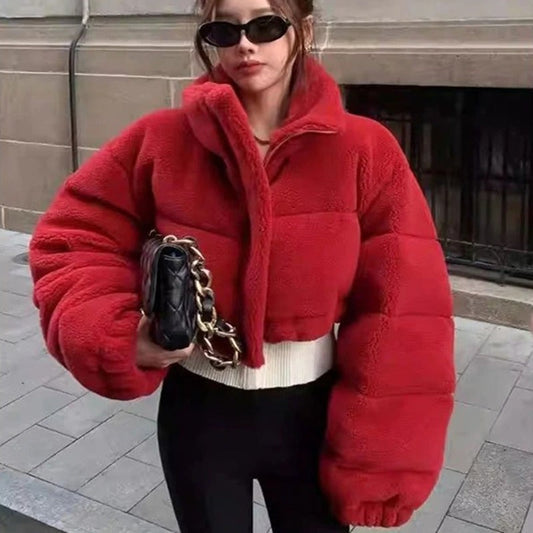 Ruby Rhinestone Puffer | Atrévete a Destacar