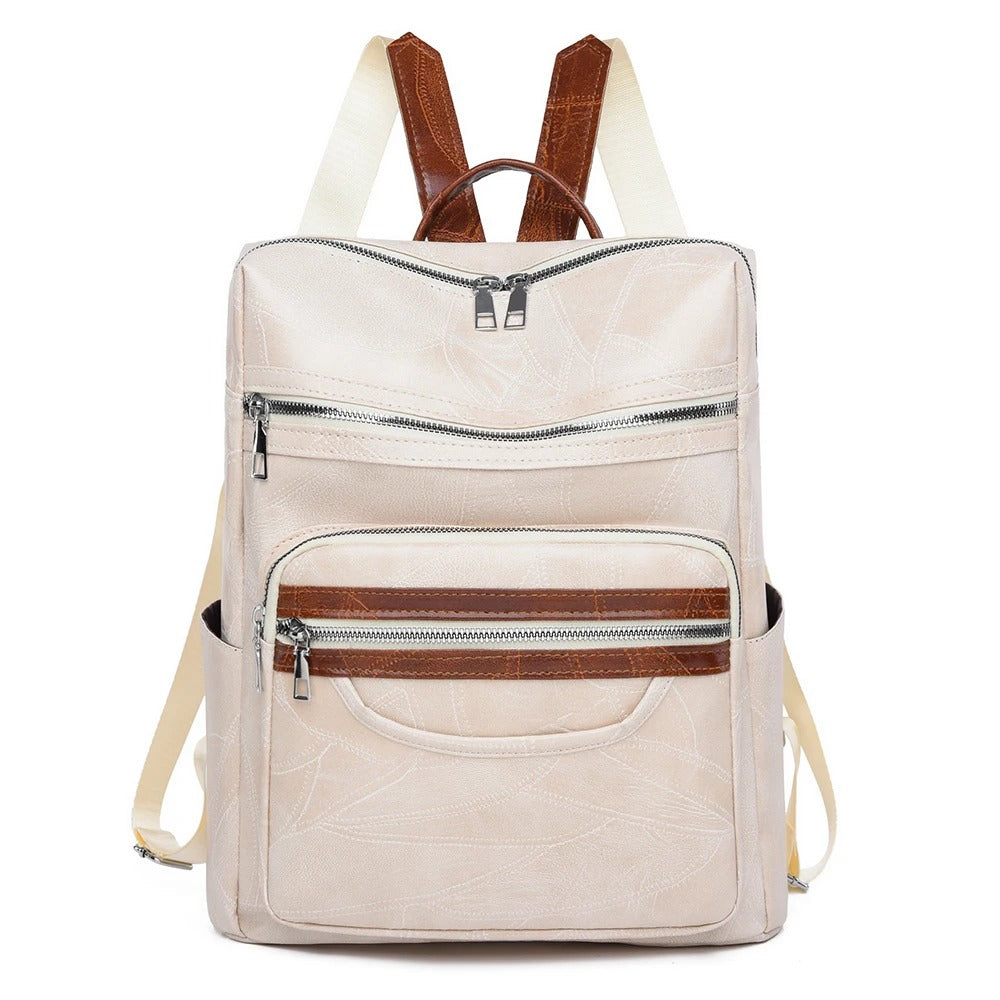 Elegante mochila de herencia de material de alta calidad, cómoda y atemporal