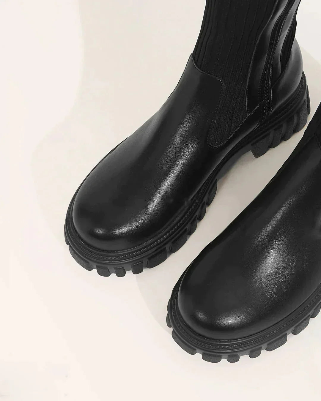 Botas de punto elásticas