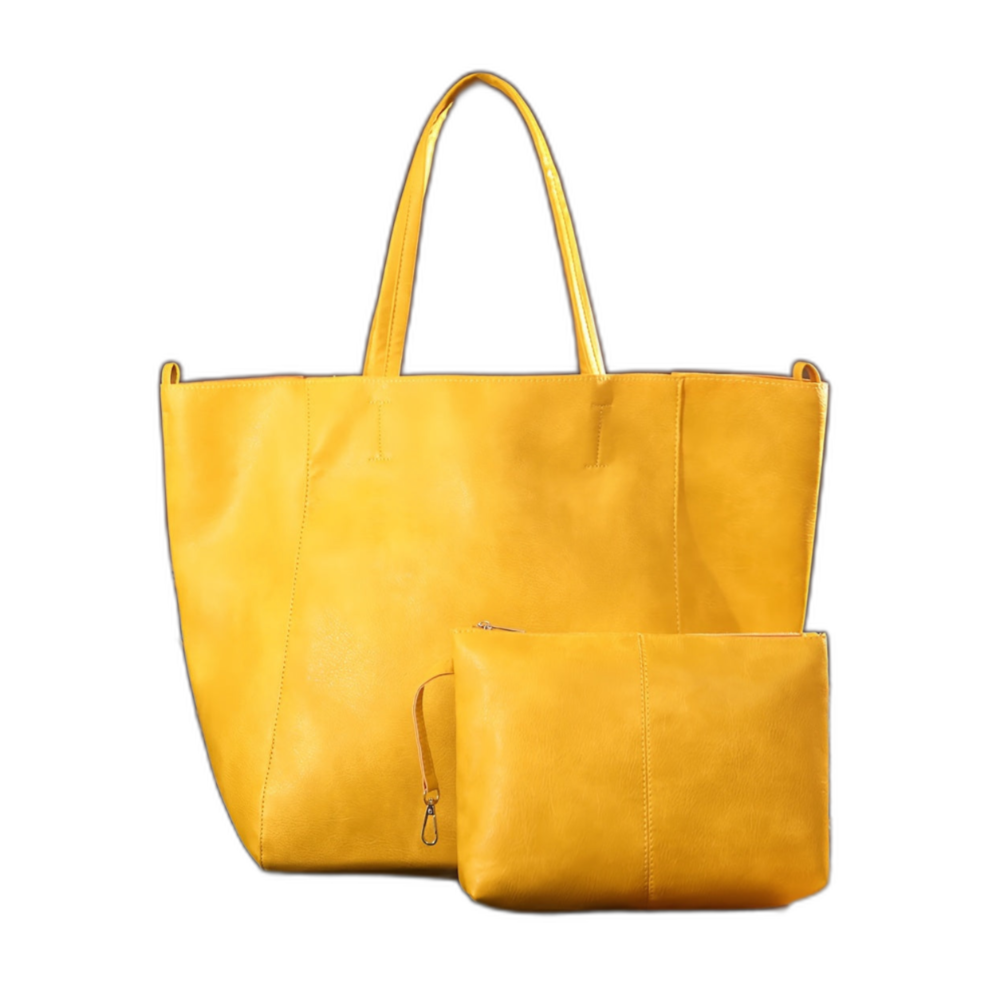 Gran bolso vintage de cuero, cómodo y atemporalmente elegante