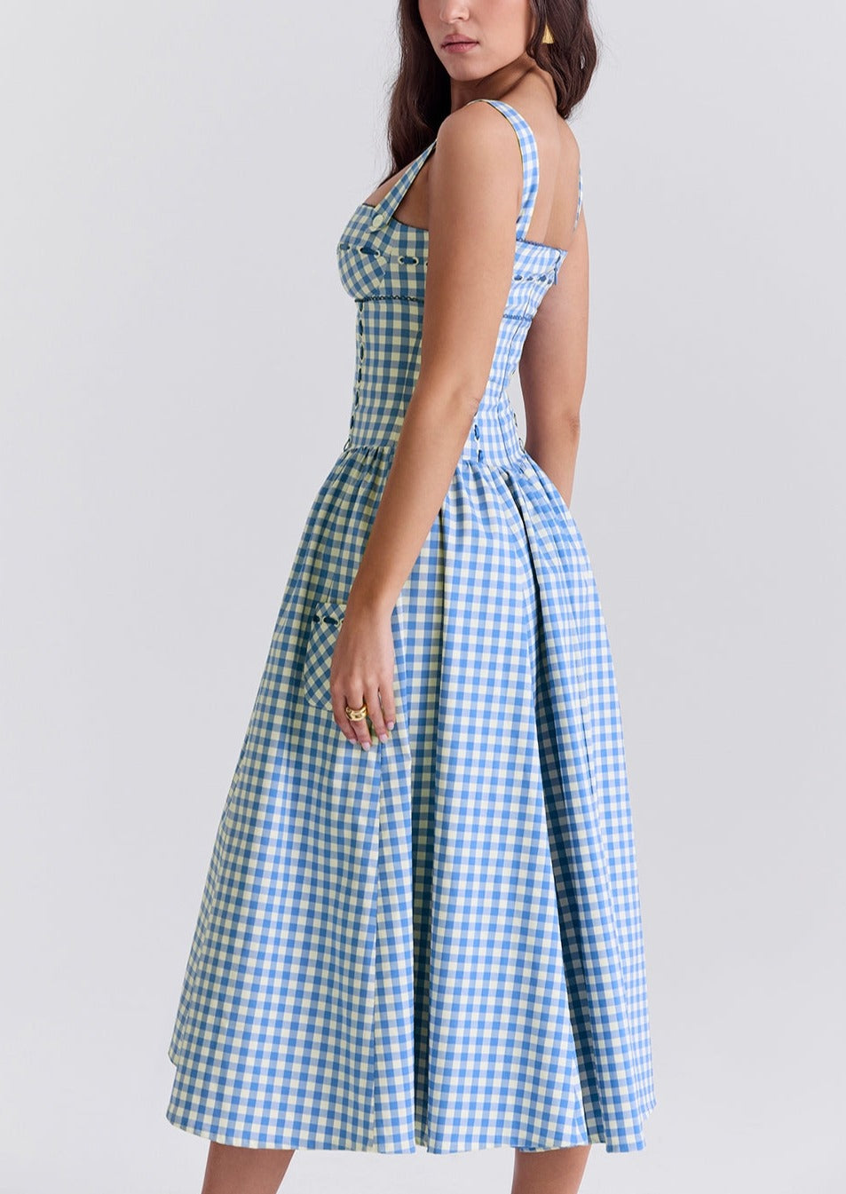 Ariana | Vestido de Verano Midi Sin Mangas