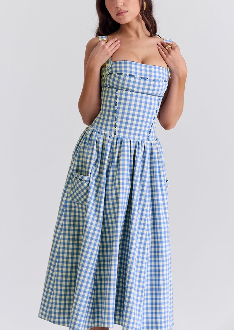 Ariana | Vestido de Verano Midi Sin Mangas