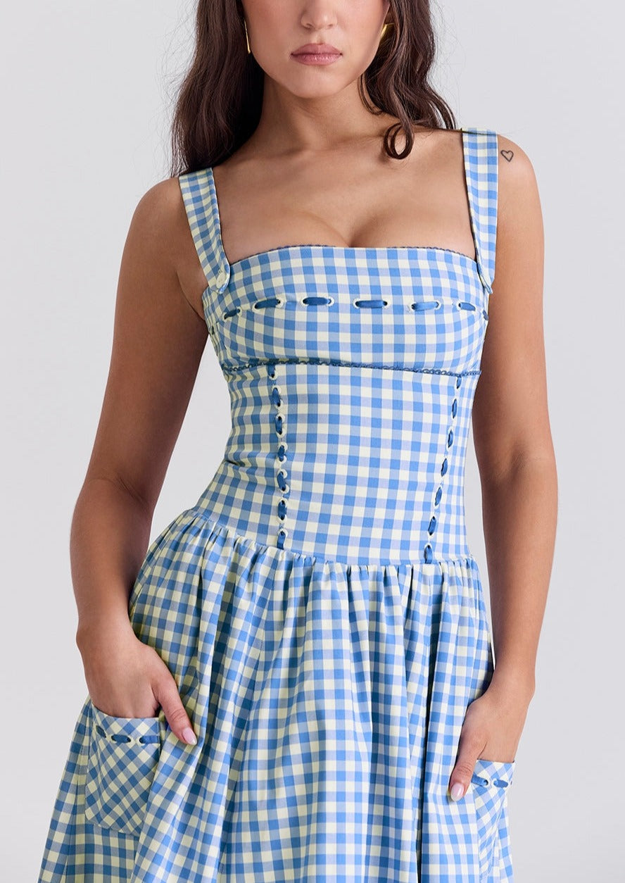 Ariana | Vestido de Verano Midi Sin Mangas