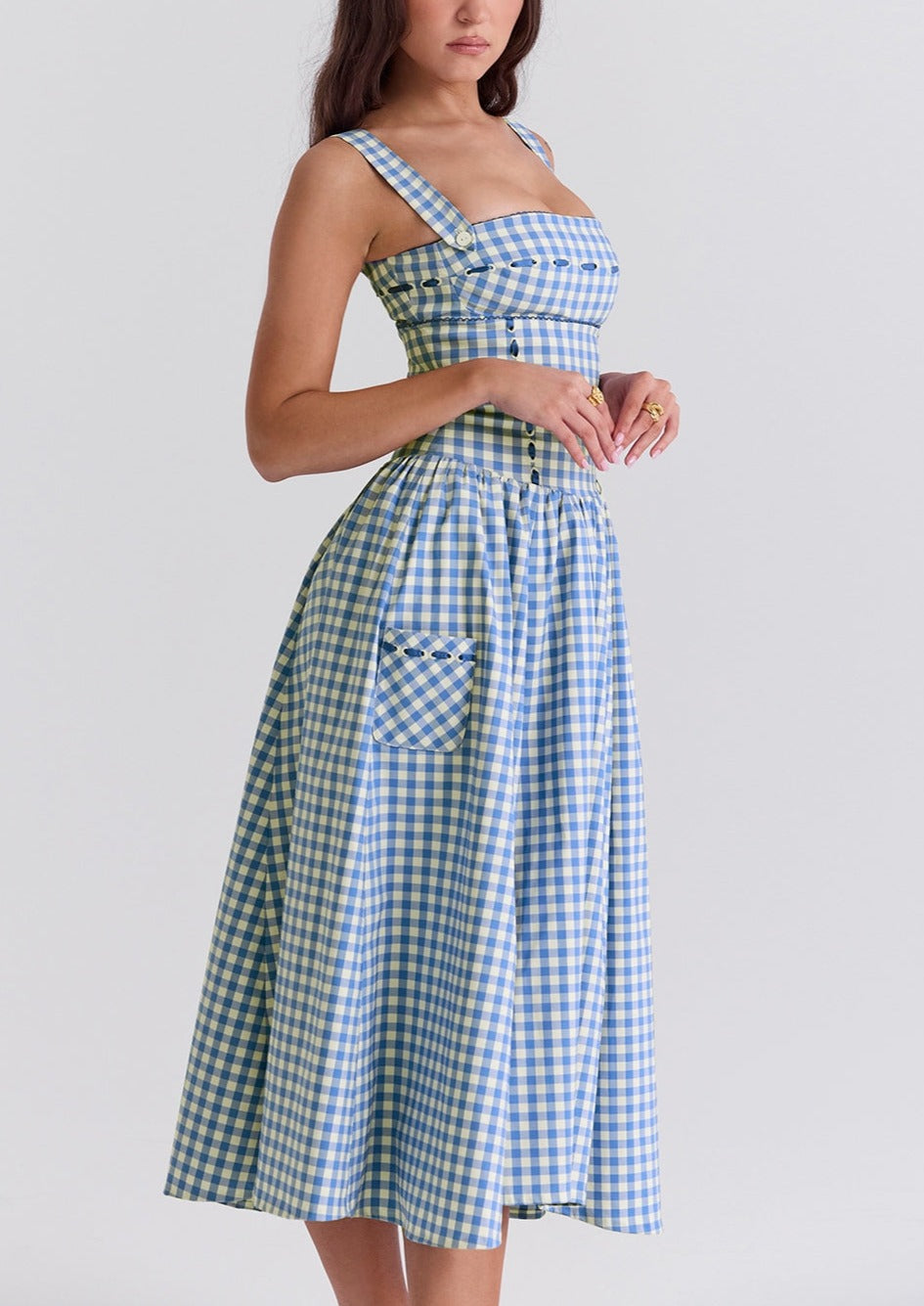 Ariana | Vestido de Verano Midi Sin Mangas