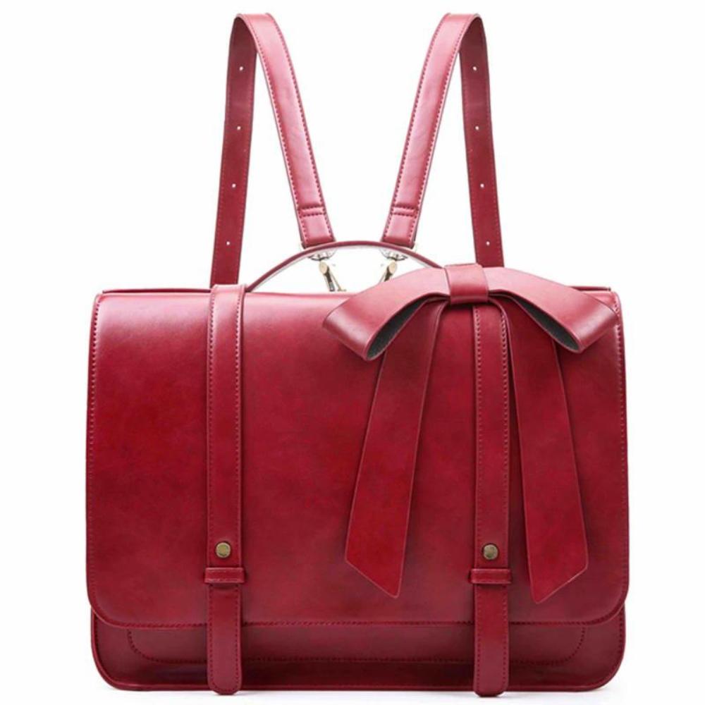 Bolso Retro Twist en azul-rosa, cómodo y atemporal para cualquier ocasión