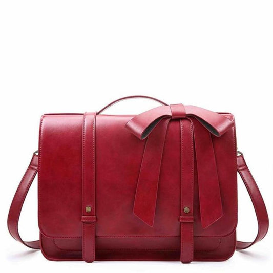 Bolso Retro Twist en azul-rosa, cómodo y atemporal para cualquier ocasión