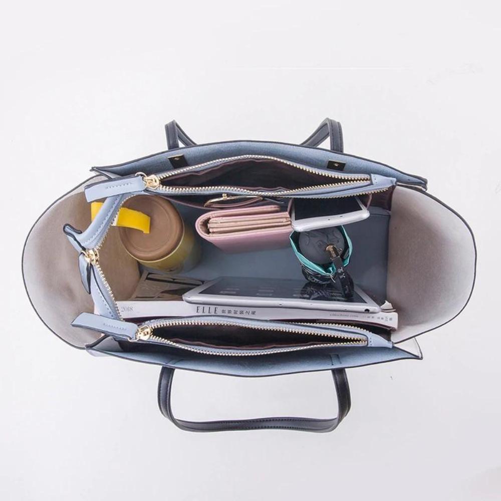 Set de 4 elegantes y lujosas bolsas de compras de material de alta calidad