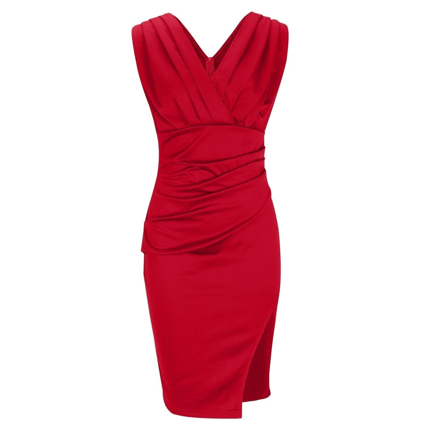 Helena™ | Vestido con escote en V y abertura
