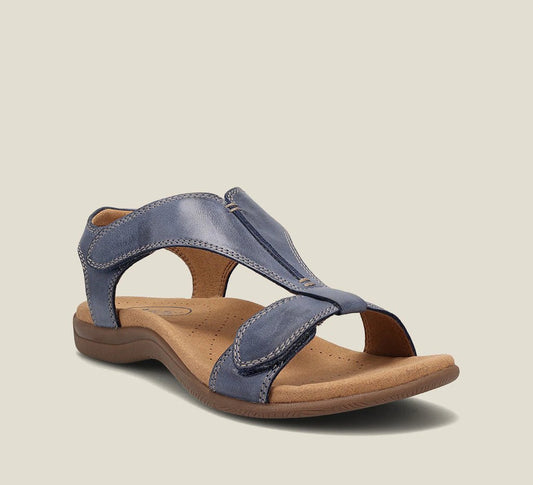 Tess - Sandalias Ortopédicas de Cuero Casual